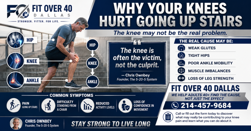 Why Your Knees Hurt Going Up Stairs