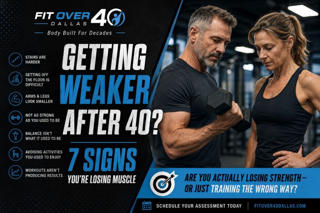 Why Am I Getting Weaker After 40? 7 Signs of Muscle Loss