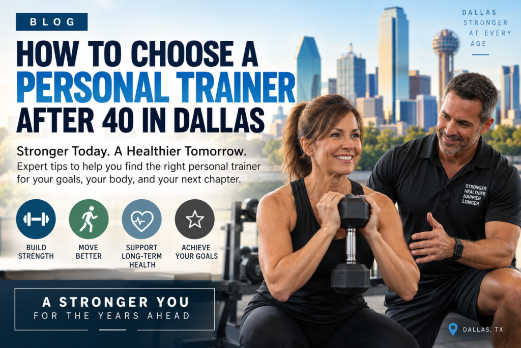 Personal Trainer After 40 in Dallas: How to Choose the Best